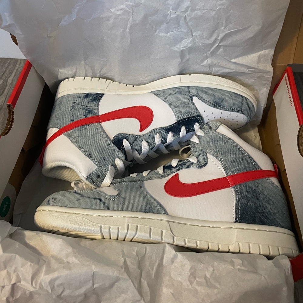 Nike Dunk High “Washed Denim’